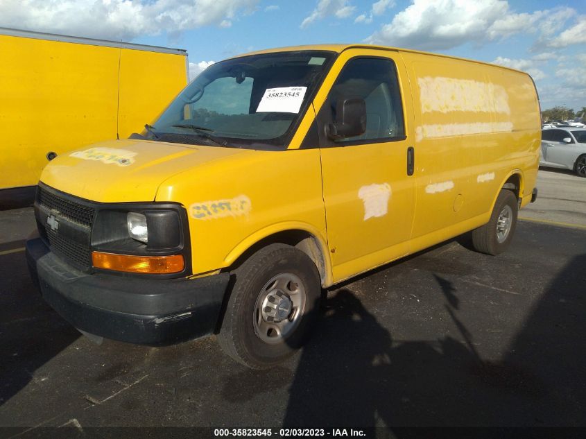 2015 CHEVROLET EXPRESS CARGO VAN 1GCWGFCF5F1200092