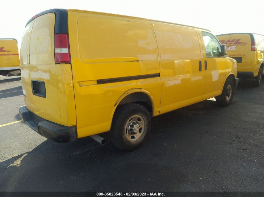 2015 CHEVROLET EXPRESS CARGO VAN 1GCWGFCF5F1200092