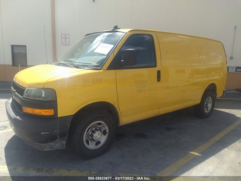 VIN 1GCWGAFP0K1201958 2019 CHEVROLET EXPRESS CARGO VAN