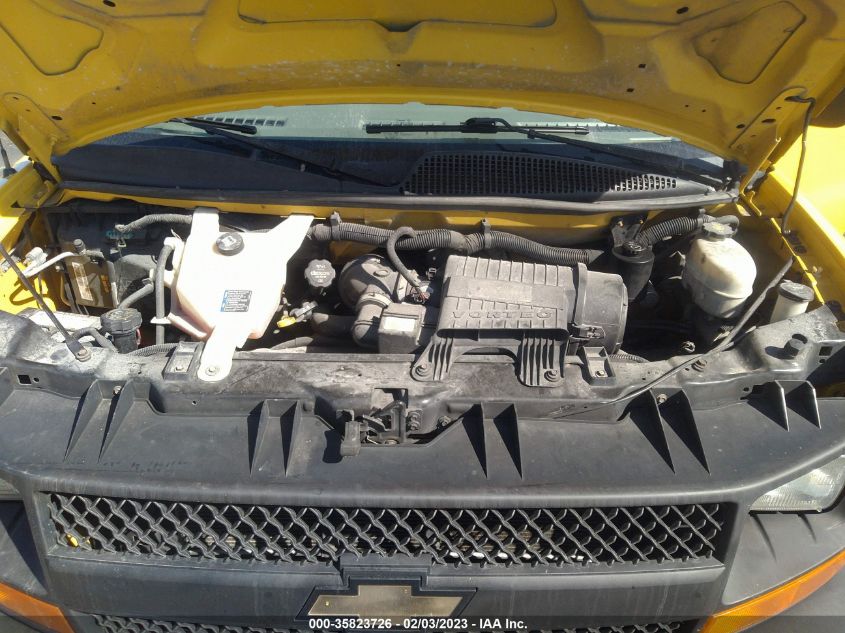 2015 CHEVROLET EXPRESS CARGO VAN 1GCWGFCF2F1184451