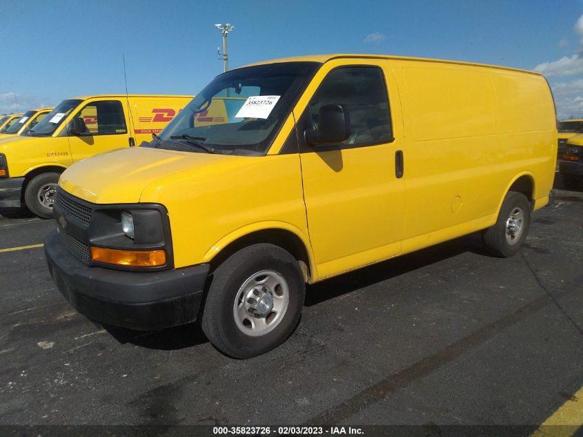 2015 CHEVROLET EXPRESS CARGO VAN 1GCWGFCF2F1184451