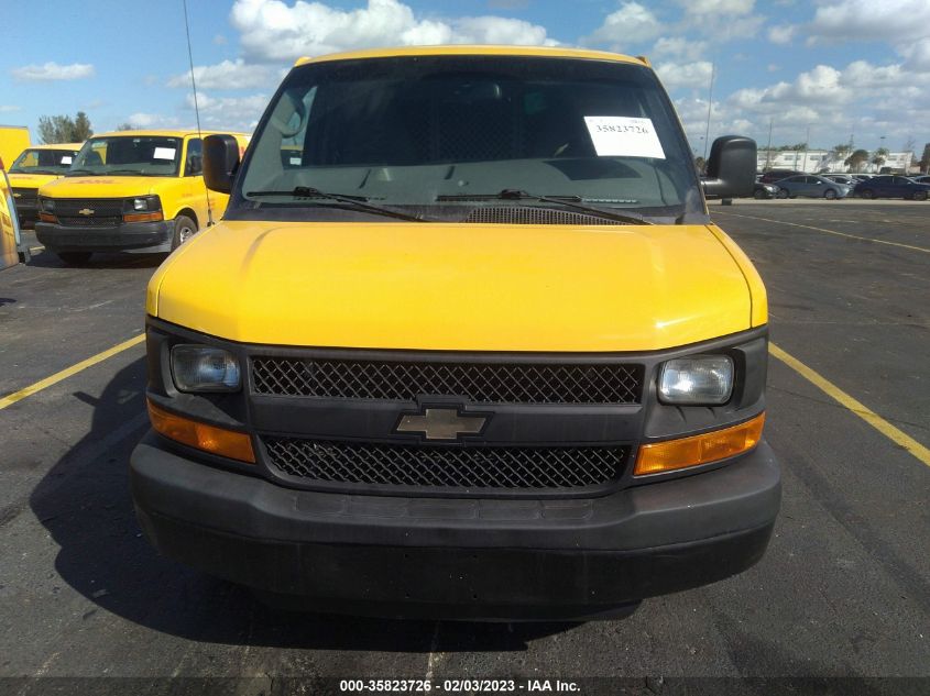 2015 CHEVROLET EXPRESS CARGO VAN 1GCWGFCF2F1184451