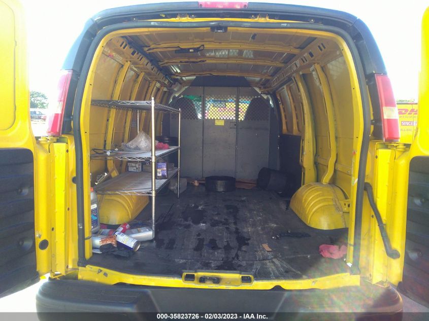 2015 CHEVROLET EXPRESS CARGO VAN 1GCWGFCF2F1184451