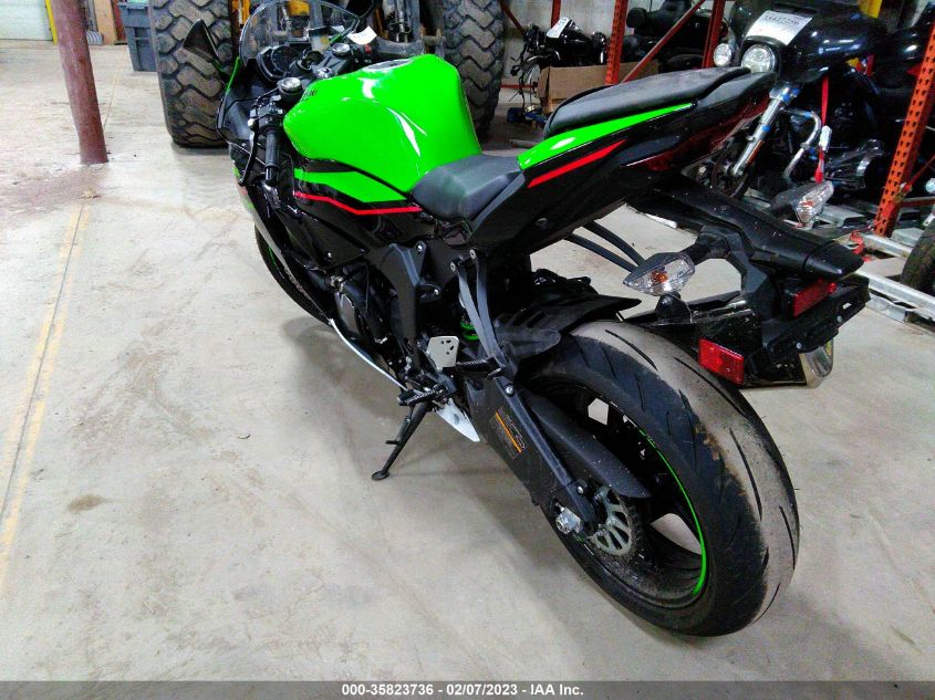 2022 KAWASAKI ZX636 K JKBZXJG16NA019876