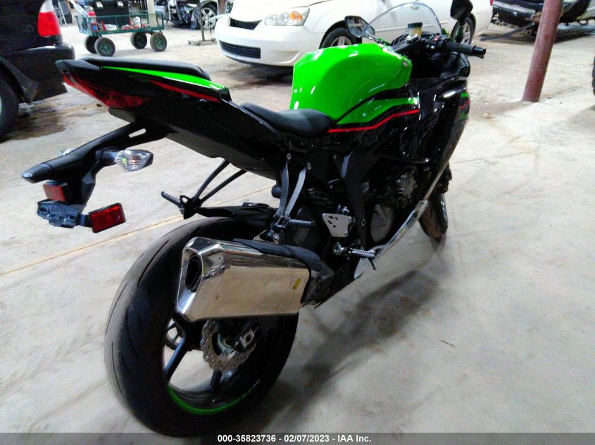 2022 KAWASAKI ZX636 K JKBZXJG16NA019876
