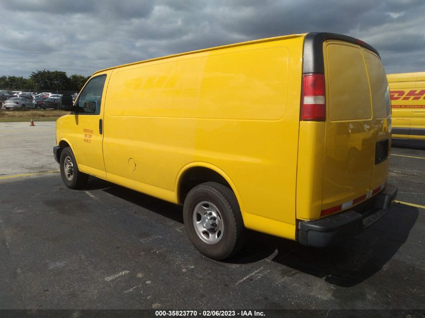 2014 CHEVROLET EXPRESS CARGO VAN 1GCWGFCA5E1168263
