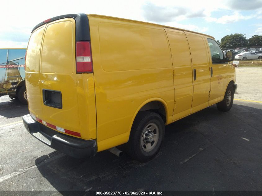 2014 CHEVROLET EXPRESS CARGO VAN 1GCWGFCA5E1168263