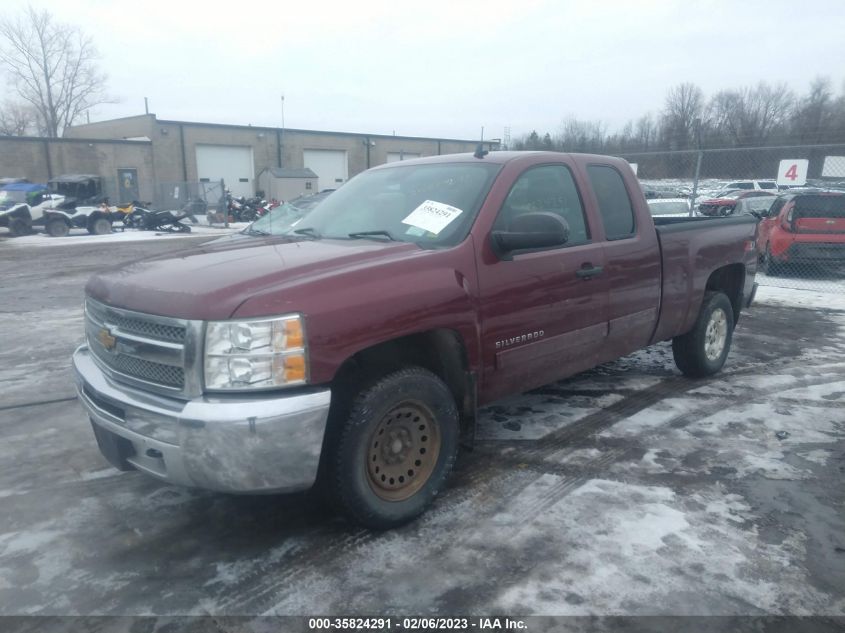 2013 CHEVROLET SILVERADO 1500 LT - 1GCRKSE7XDZ295371