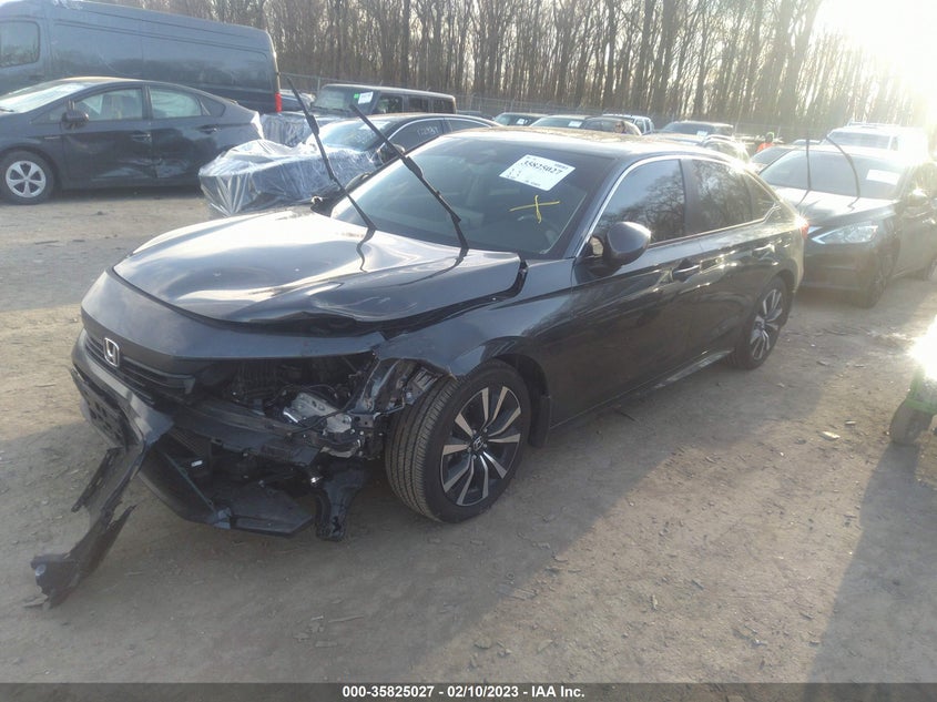 VIN 2HGFE1F70NH308943 2022 HONDA CIVIC SEDAN EX