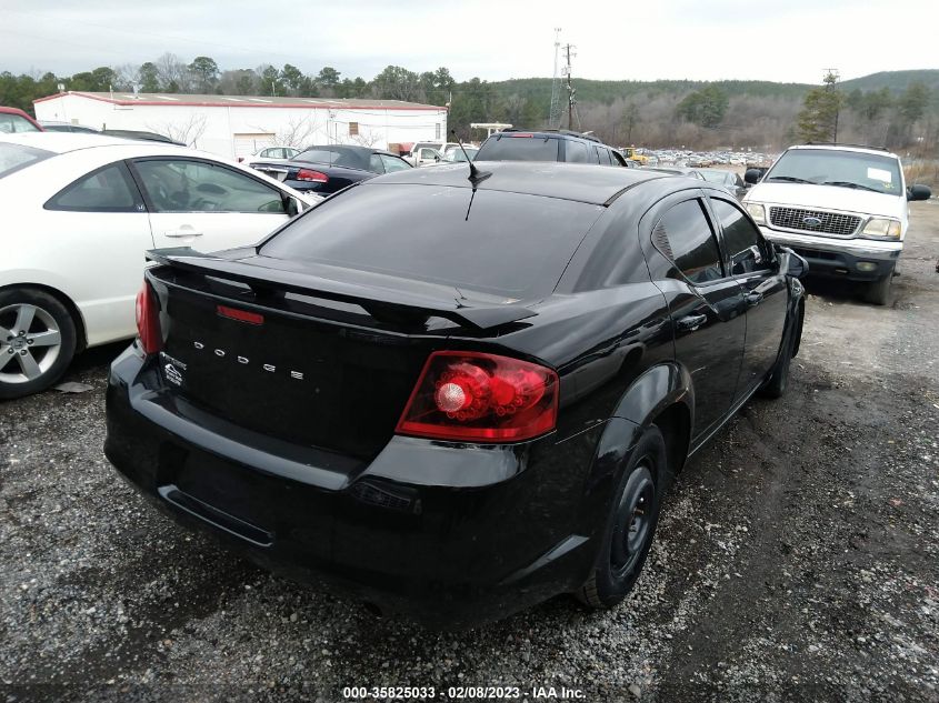 2014 DODGE AVENGER SE - 1C3CDZAG1EN104318