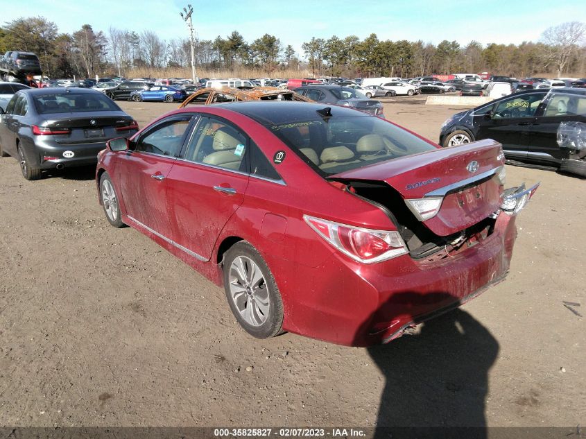 2015 HYUNDAI SONATA HYBRID LIMITED - KMHEC4A44FA135650
