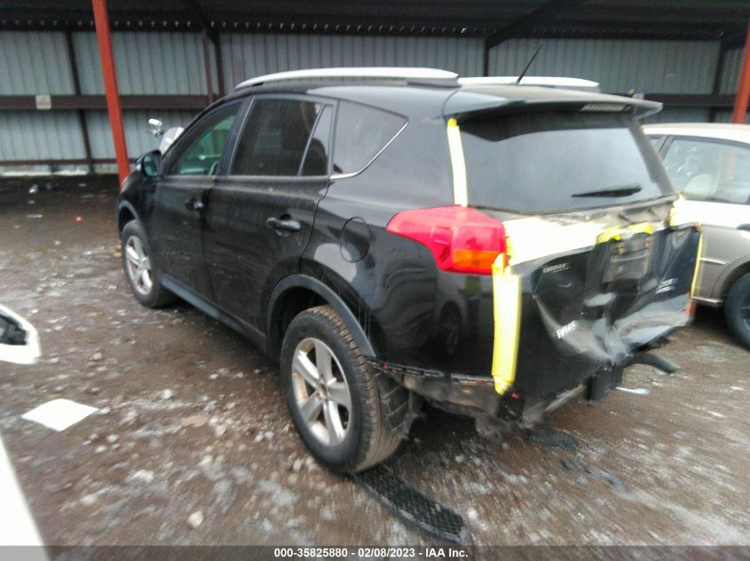 VIN 2T3RFREV7DW076458 2013 TOYOTA RAV4 no.3