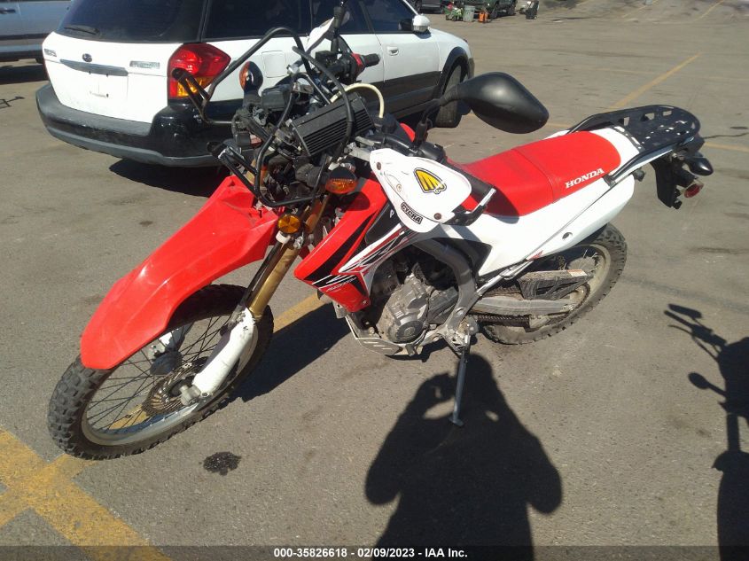 2016 HONDA CRF250 L MLHMD3810G5300569