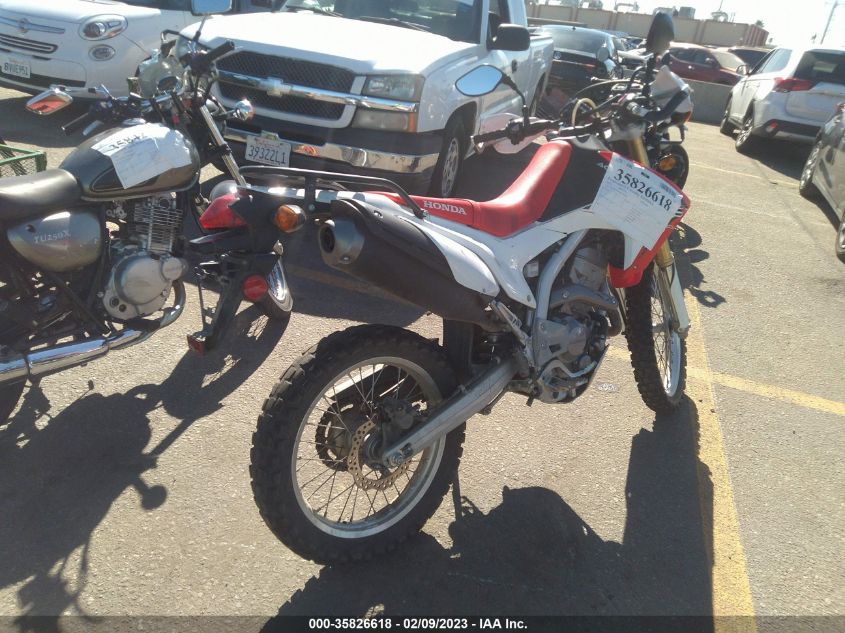 2016 HONDA CRF250 L MLHMD3810G5300569