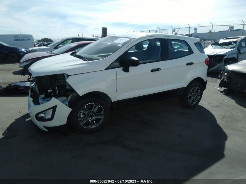 2022 FORD ECOSPORT S - MAJ6S3FL9NC468893