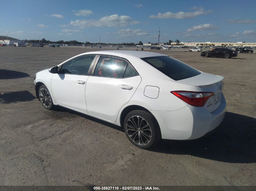 2016 TOYOTA COROLLA L/LE/S/S PLUS/LE PLUS - 2T1BURHE5GC630629