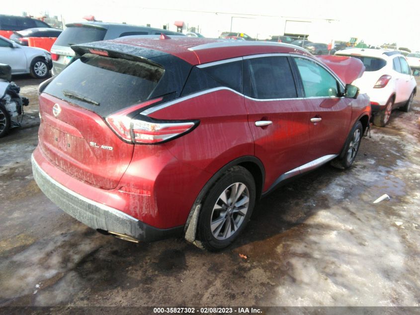 2015 NISSAN MURANO SL - 5N1AZ2MH5FN254879