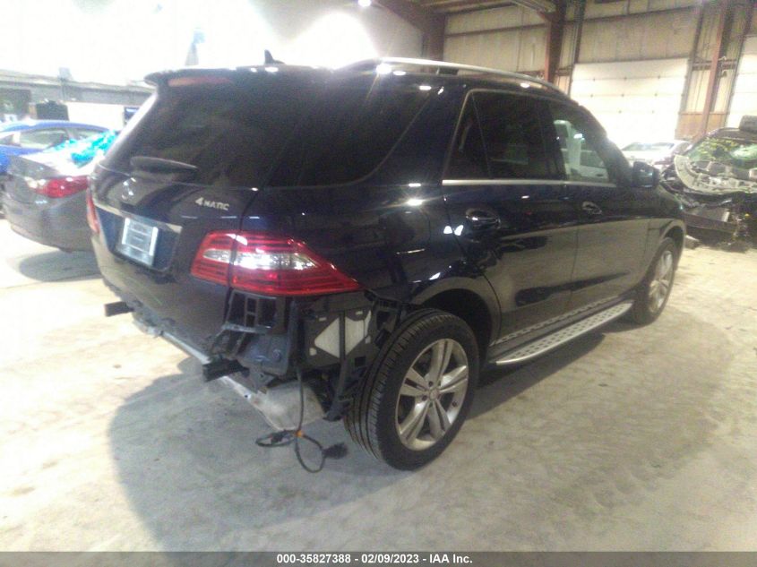2014 MERCEDES-BENZ M-CLASS ML 350 4JGDA5HB4EA372309
