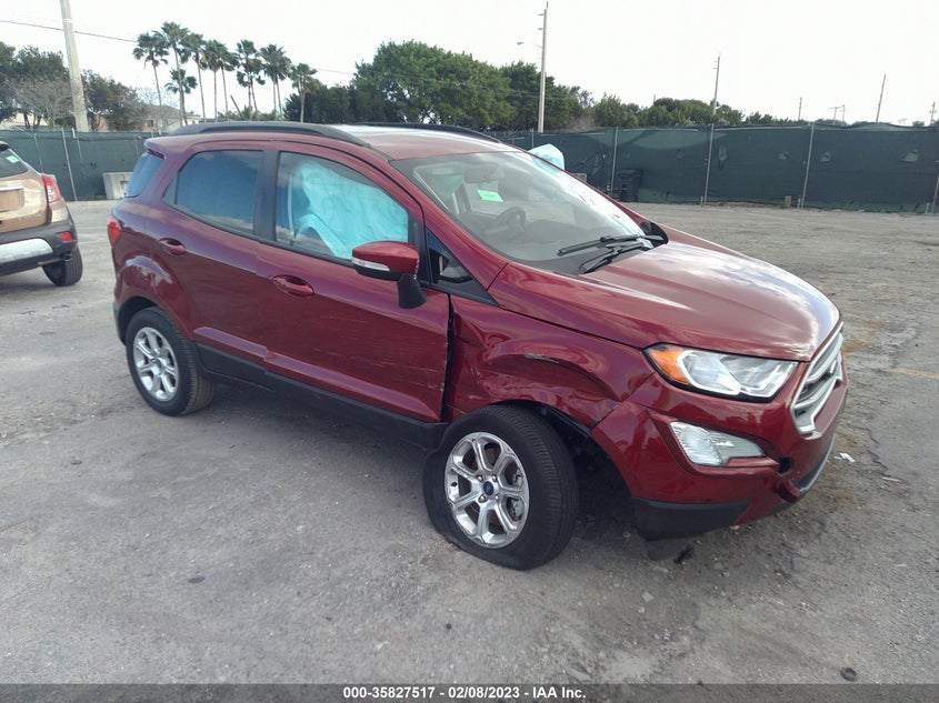 VIN MAJ3S2GE6MC450007 2021 FORD ECOSPORT SE