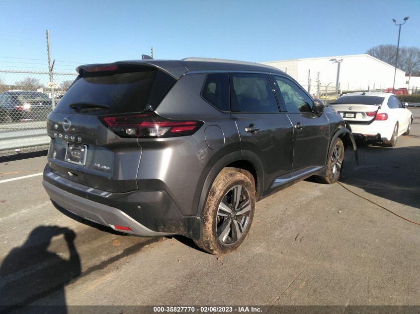 VIN 5N1AT3CBXMC803490 2021 NISSAN ROGUE SL