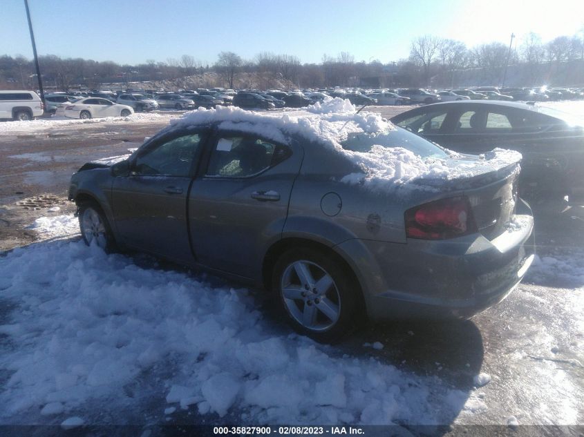 2013 DODGE AVENGER SXT 1C3CDZCG7DN746781