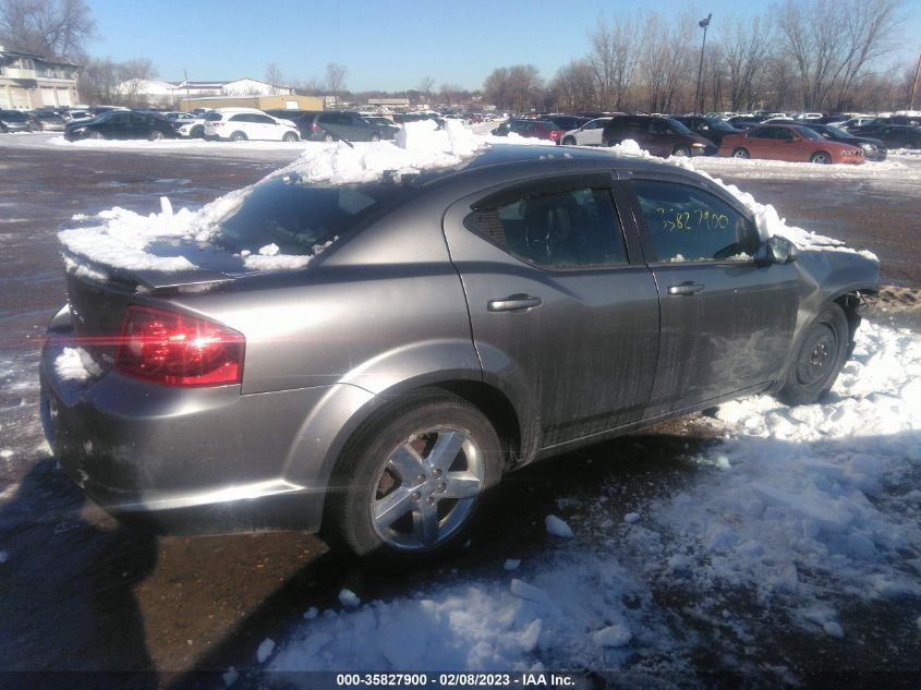 2013 DODGE AVENGER SXT 1C3CDZCG7DN746781
