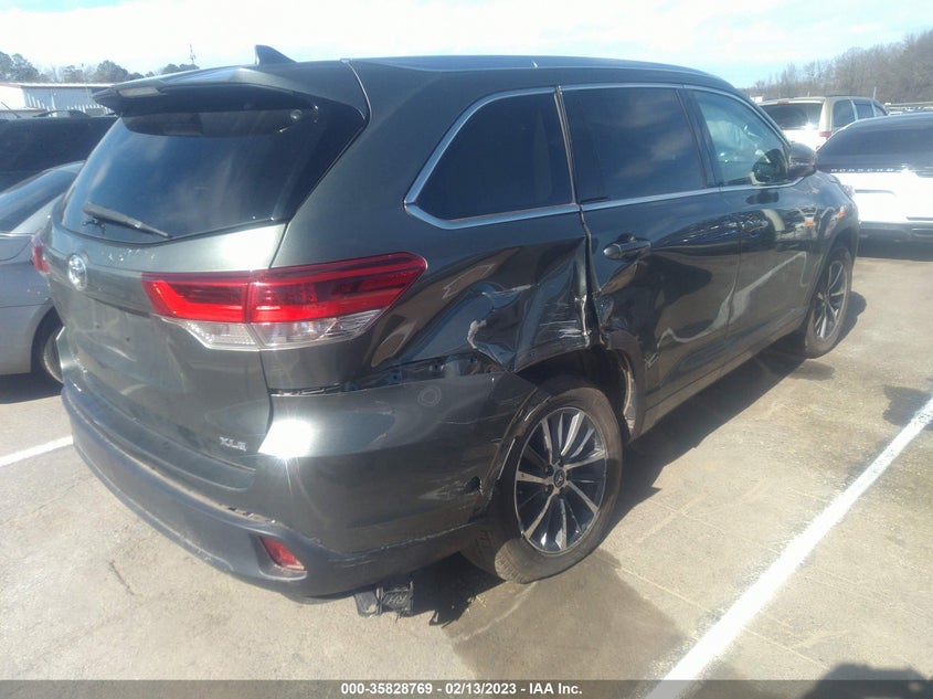 VIN 5TDKZRFH8JS252934 2018 TOYOTA HIGHLANDER SE/XLE