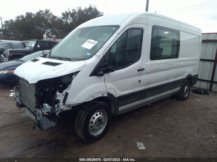 2022 FORD TRANSIT CREW VAN 1FTYE1DG2NKA18870