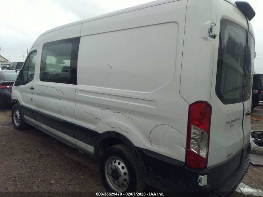 2022 FORD TRANSIT CREW VAN 1FTYE1DG2NKA18870