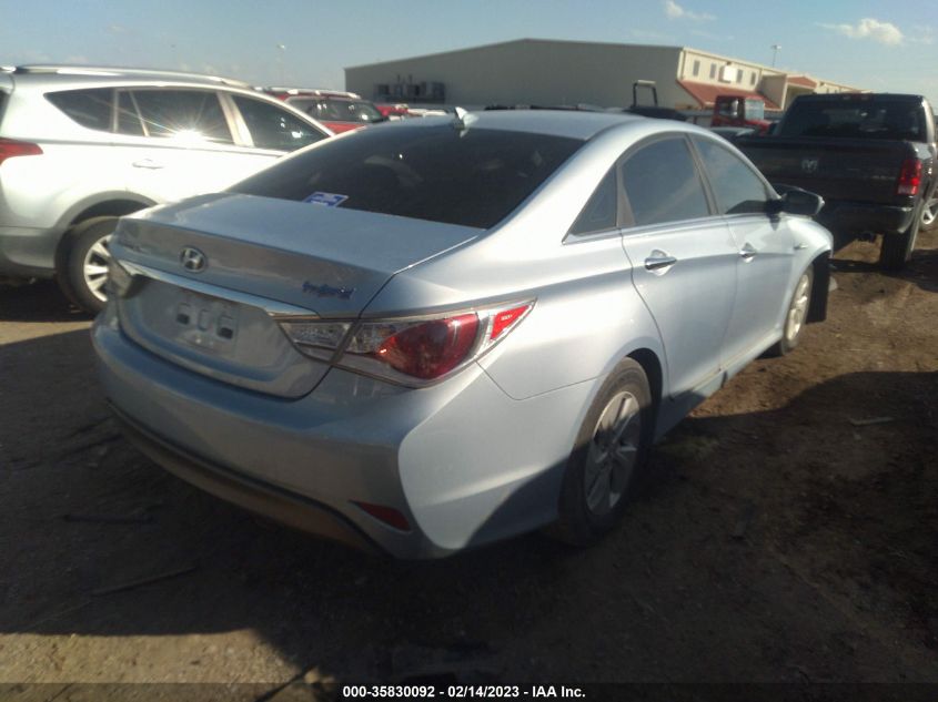 2013 HYUNDAI SONATA HYBRID - KMHEC4A45DA077450