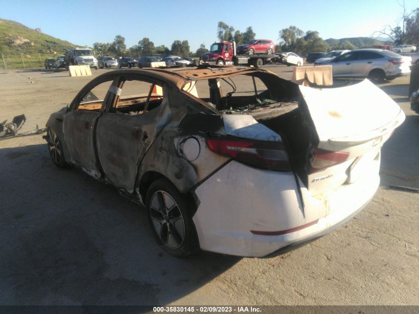 2013 KIA OPTIMA HYBRID EX - KNAGM4AD9D5050879