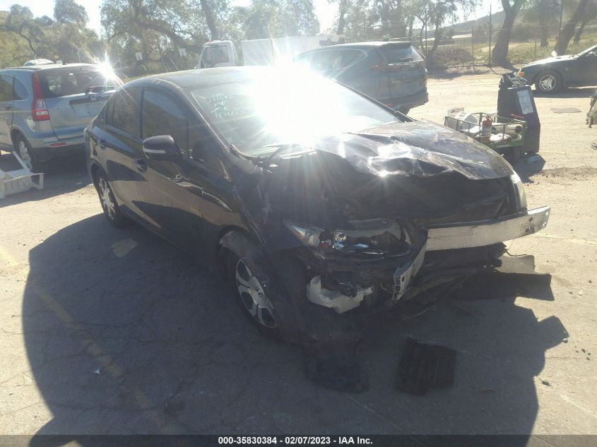 2013 HONDA CIVIC HYBRID - 19XFB4F24DE201028