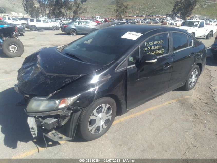 2013 HONDA CIVIC HYBRID - 19XFB4F24DE201028