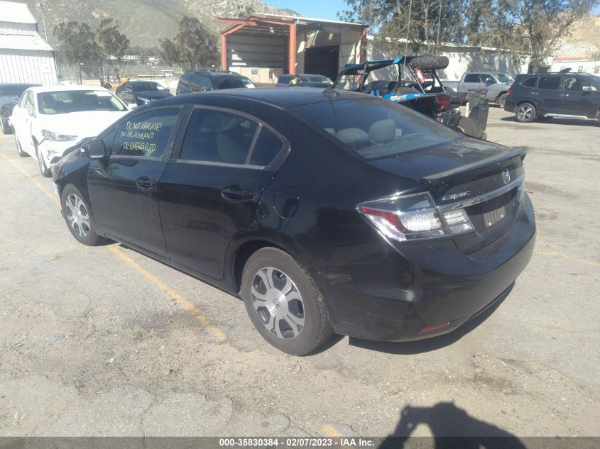 2013 HONDA CIVIC HYBRID - 19XFB4F24DE201028