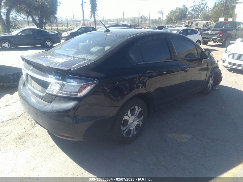 2013 HONDA CIVIC HYBRID - 19XFB4F24DE201028