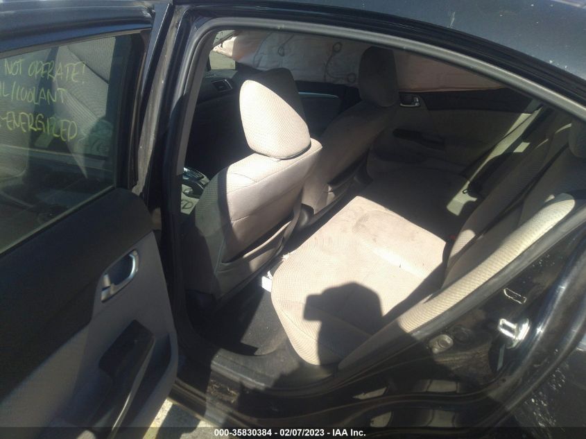 2013 HONDA CIVIC HYBRID - 19XFB4F24DE201028