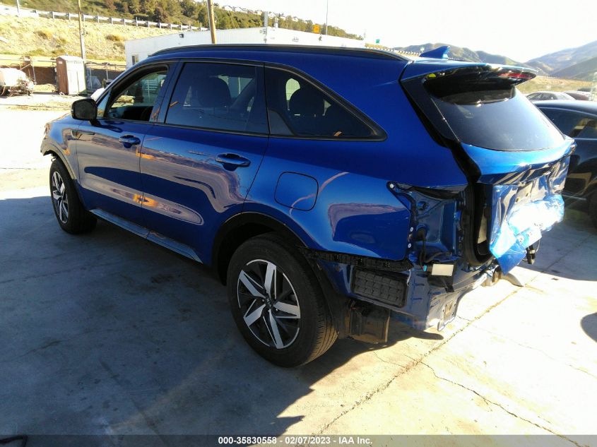 VIN 5XYRL4LC1MG008488 2021 KIA SORENTO no.3