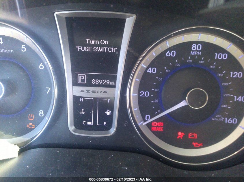 2014 HYUNDAI AZERA KMHFG4JG1EA359962