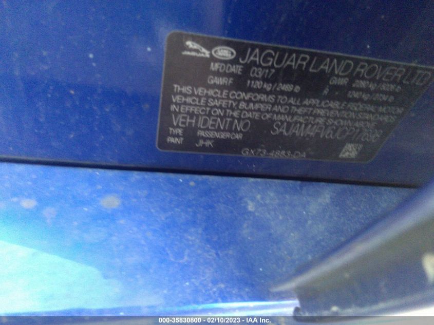 2018 JAGUAR XE S - SAJAM4FV6JCP17698
