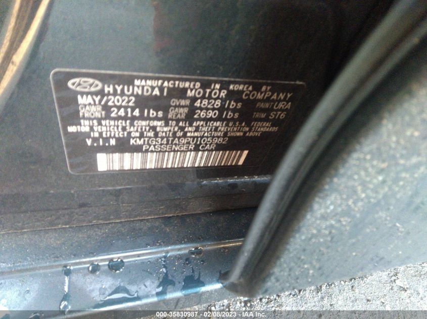 2023 GENESIS G70 2.0T KMTG34TA9PU105982