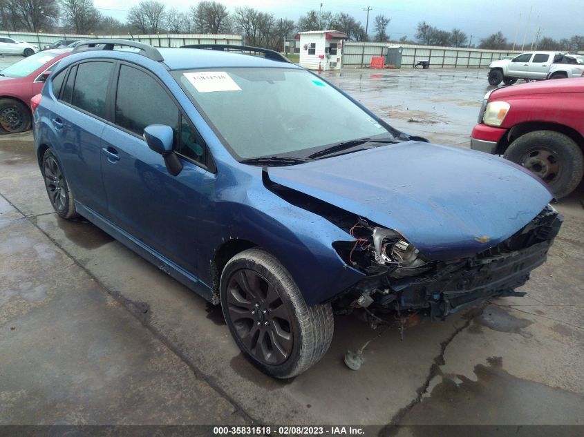 2015 SUBARU IMPREZA WAGON 2.0I SPORT LIMITED - JF1GPAV65FH253019