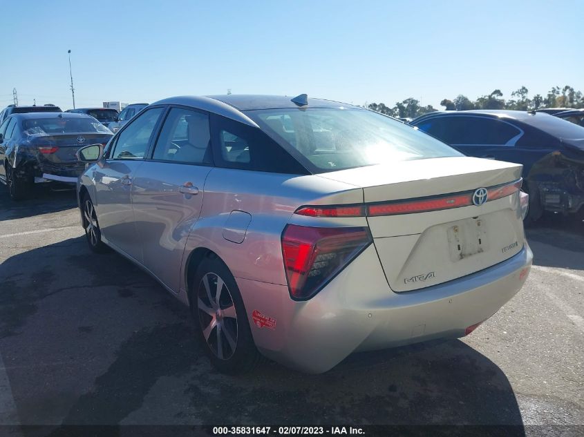 2017 TOYOTA MIRAI JTDBVRBD3HA002880