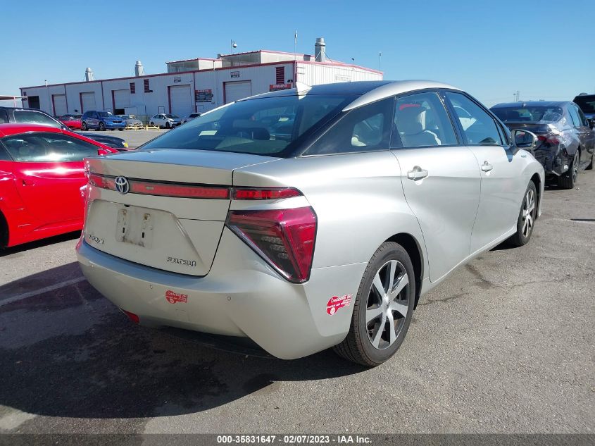 2017 TOYOTA MIRAI JTDBVRBD3HA002880