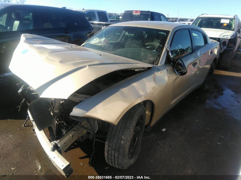 2014 DODGE CHARGER POLICE - 2C3CDXAT3EH316275