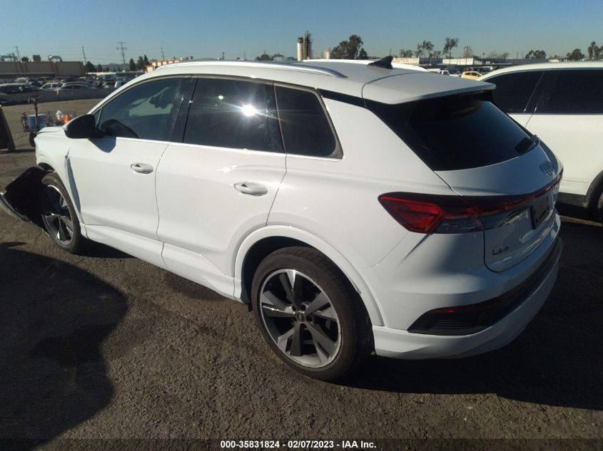 2022 AUDI Q4 E-TRON PREMIUM PLUS WA1H2BFZ7NP014646