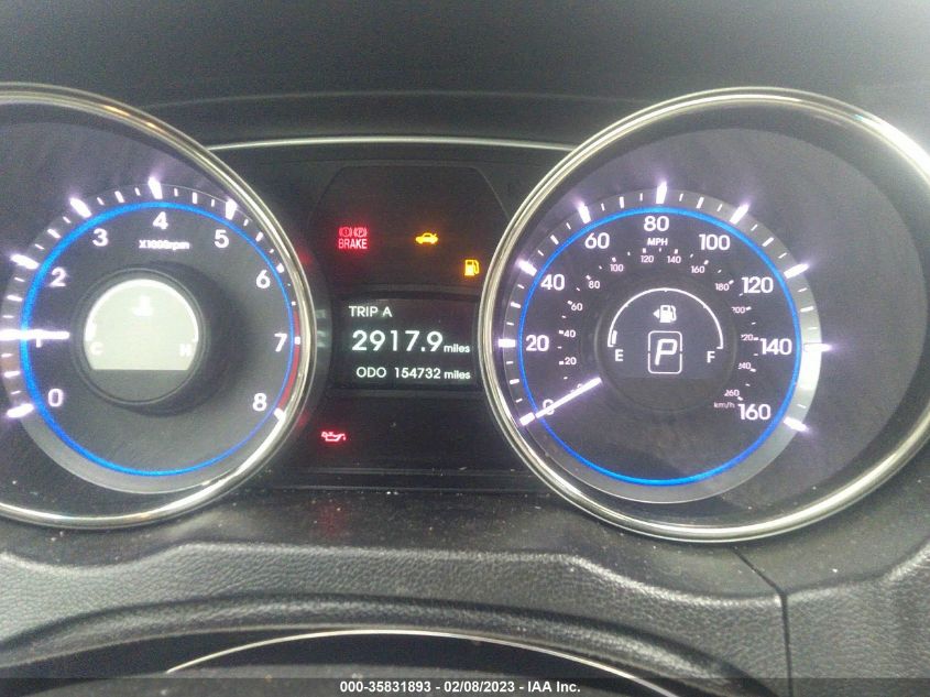 2013 HYUNDAI SONATA GLS PZEV - 5NPEB4ACXDH710192