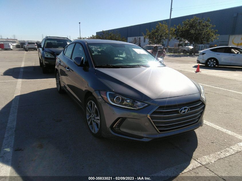 2017 HYUNDAI ELANTRA LIMITED - KMHD84LFXHU173266