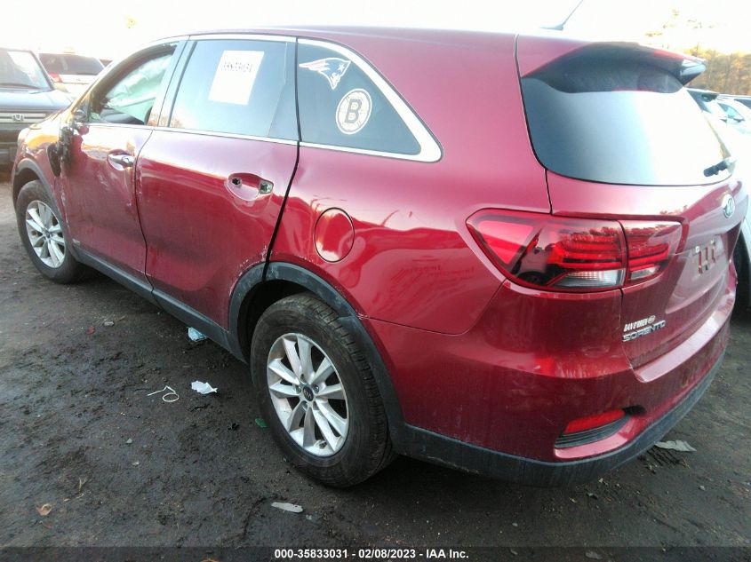 2019 KIA SORENTO LX - 5XYPGDA35KG576822