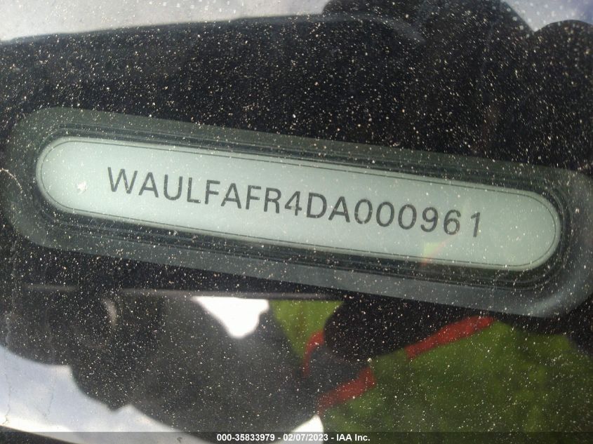 2013 AUDI A5 PREMIUM PLUS WAULFAFR4DA000961