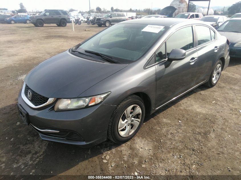 2013 HONDA CIVIC SDN LX 19XFB2F52DE256494